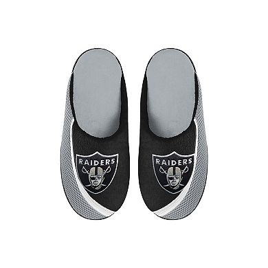 Youth FOCO Las Vegas Raiders Big Logo Color Edge Slippers