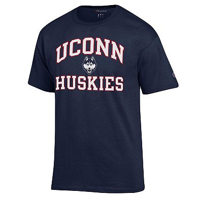 Men's Champion Navy UConn Huskies High Motor T-Shirt