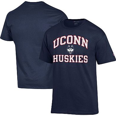 Men's Champion Navy UConn Huskies High Motor T-Shirt