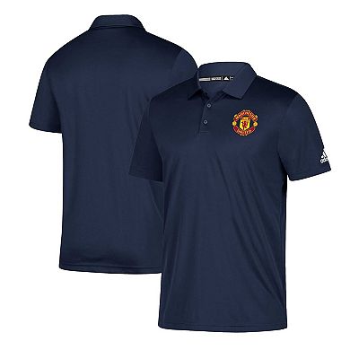 Men's adidas Navy Manchester United Grind climalite Polo