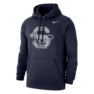 Men's Nike Navy Penn State Nittany Lions Vintage Logo Pullover Hoodie