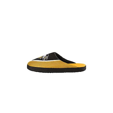 Youth FOCO Pittsburgh Penguins Big Logo Color Edge Slippers