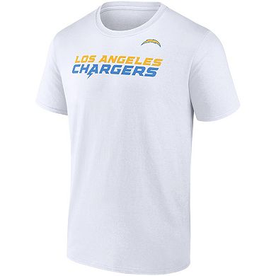 Men's Fanatics White Los Angeles Chargers Hot Shot State T-Shirt