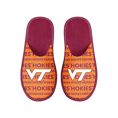Men's FOCO Virginia Tech Hokies Scuff Logo Slide Slippers