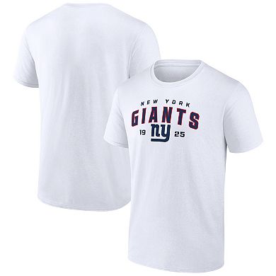 Men's Fanatics Branded White New York Giants Established T-Shirt