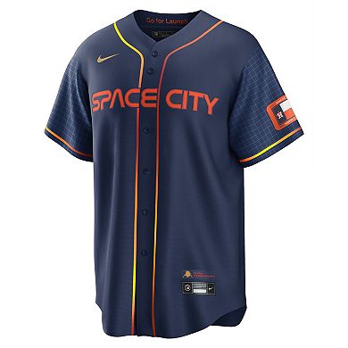 Men's Nike Jose Altuve Navy Houston Astros 2022 City Connect Replica Player Jersey