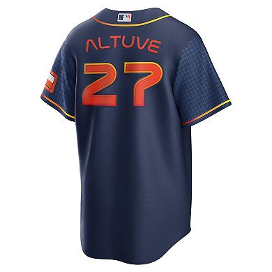 Men's Nike Jose Altuve Navy Houston Astros 2022 City Connect Replica Player Jersey