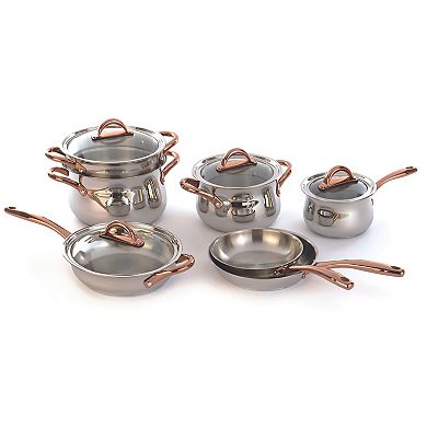 BergHOFF Ouro Gold 17-pc. 18/10 Stainless Steel Cookware Set