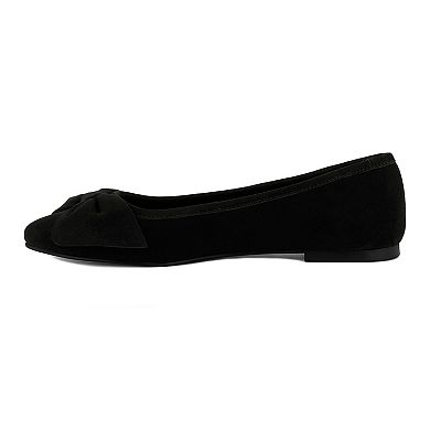 Rag & Co Chuckle Women's Suede Ballet Flats