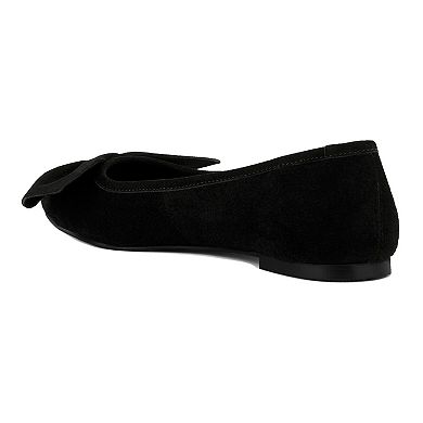 Rag & Co Chuckle Women's Suede Ballet Flats