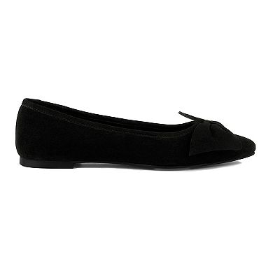 Rag & Co Chuckle Women's Suede Ballet Flats