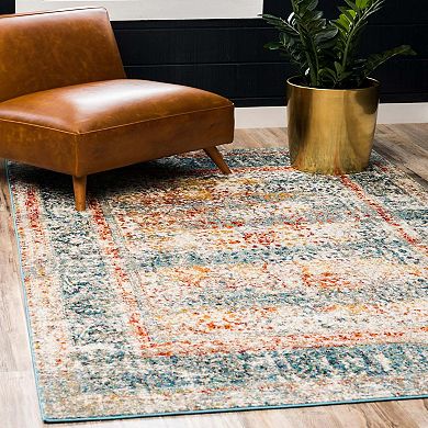 Unique Loom Gondola Rosso Rug