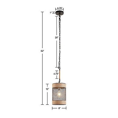 INK+IVY Orion Cylinder Pendant Ceiling Light