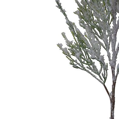 47" White Frosted Pine Artificial Christmas Spray