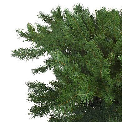 7.5' Green Sugar Pine Artificial Upside Down Christmas Tree - Unlit