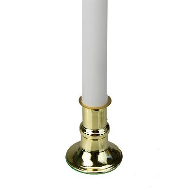 White Flicker Flame Christmas Candle Lamp - 8.75 Inch