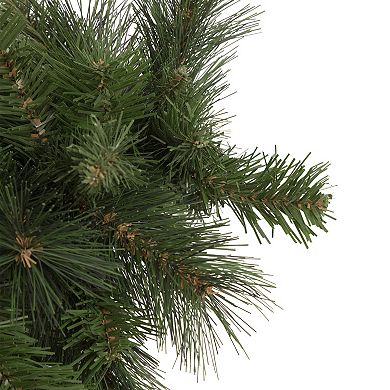 32" Beaver Pine Artificial Christmas Teardrop Swag  Unlit