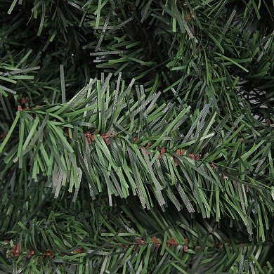 Green Colorado Spruce Artificial Christmas Wreath  16-Inch  Unlit
