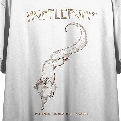 Juniors' Harry Potter Hufflepuff Short Sleeve Graphic Tee