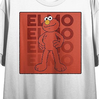 Juniors' Sesame Street Elmo Graphic Tee