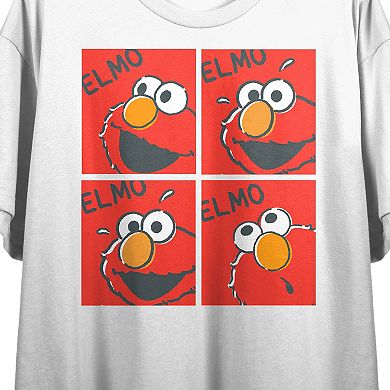Juniors' Sesame Street Elmo Graphic Tee