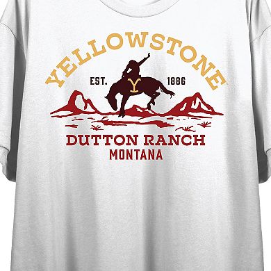 Juniors' Yellowstone Graphic Tee