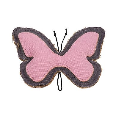 Eco-friendly Butterfly Canvas And Jute Dog Toy