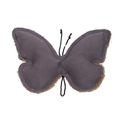 Eco-friendly Butterfly Canvas And Jute Dog Toy