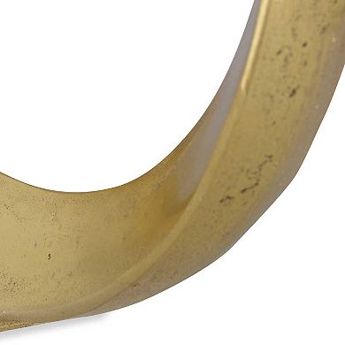 Uttermost Jimena Gold Finish Large Ring Sculpture Floor Decor