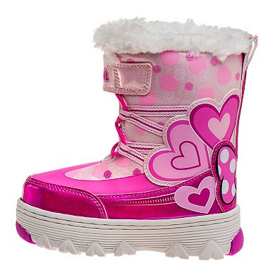 Disney's Minnie Mouse Toddler Girl Snow Boots