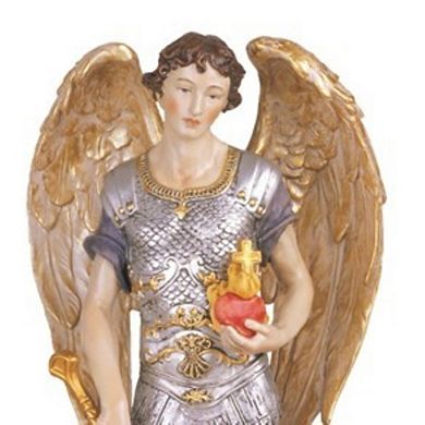 FC Design 12"H Archangel Jehudiel Statue Saint Jegudiel The Angel of Work Holy Figurine Religious Decoration Sculpture Home Room Decor