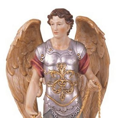 FC Design 12"H Archangel Sealtiel Statue Angel of Prayer Holy Figurine Religious Decoration Sculpture Home Room Decor