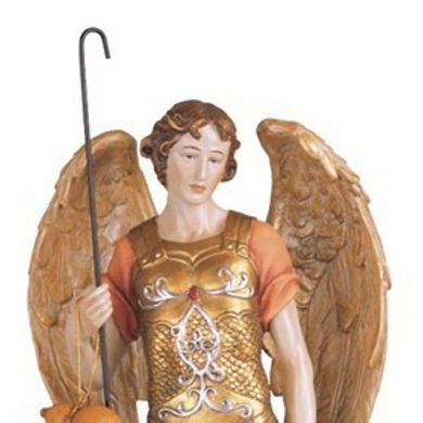 FC Design 12"H Archangel Raphael Statue Angel of Healing Holy Figurine Religious Decoration Sculpture Home Room Decor