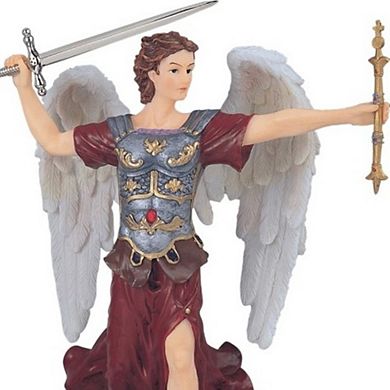 FC Design 12"H Archangel Michael Statue Saint Michael The Strongest Angel Holy Figurine Religious Decoration Sculpture Home Room Decor