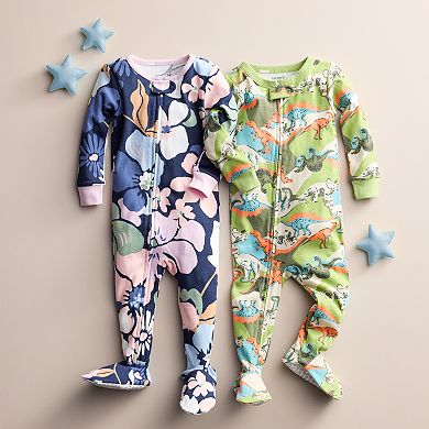 Baby Boy Carter's One-Piece Footed Dinosaur Pajamas