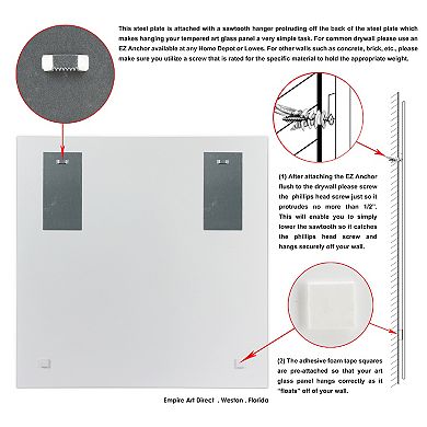 Empire Art Direct Chromatic Cube II Tempered Frameless Glass Wall Art