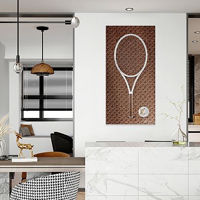 Empire Art Direct Louis Vuitton Racquet Tempered Frameless Glass Wall Art