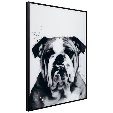 Empire Art Direct Bulldog Framed Wall Art 