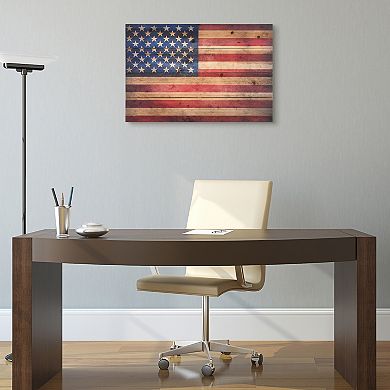 Empire Art Direct American Dream 3 Arte de Legno Wood Wall Art