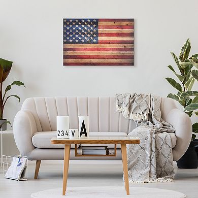 Empire Art Direct American Dream 3 Arte de Legno Wood Wall Art