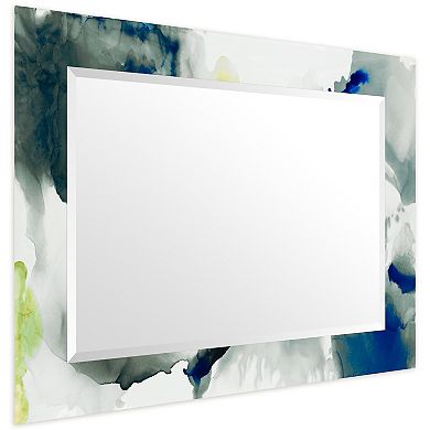 Empire Art Direct Ephemeral Rectangular Beveled Wall Mirror