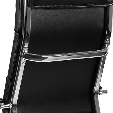 Flash Furniture Hansel LeatherSoft Contemporary Swivel Office Chair