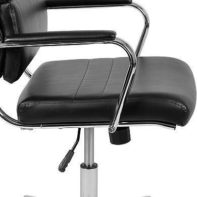 Flash Furniture Hansel LeatherSoft Contemporary Swivel Office Chair