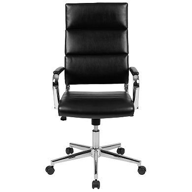 Flash Furniture Hansel LeatherSoft Contemporary Swivel Office Chair