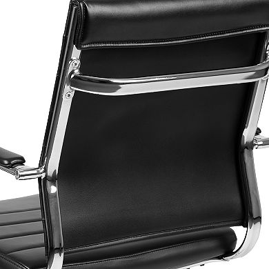 Flash Furniture Hansel LeatherSoft Contemporary Swivel Office Chair