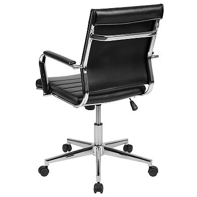 Flash Furniture Hansel LeatherSoft Contemporary Swivel Office Chair