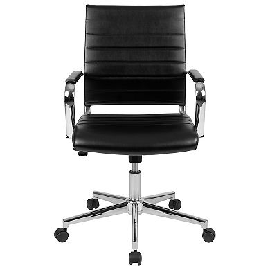 Flash Furniture Hansel LeatherSoft Contemporary Swivel Office Chair