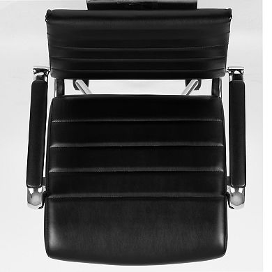 Flash Furniture Hansel LeatherSoft Contemporary Swivel Office Chair