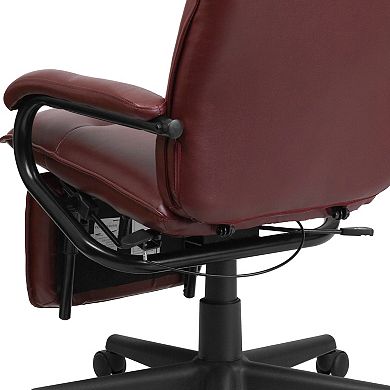 Flash Furniture Robert High Back LeatherSoft Executive Reclining Swivel Office Chair