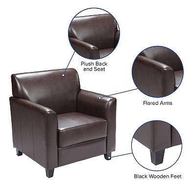 Flash Furniture Hercules Diplomat Series LeatherSoft Chair